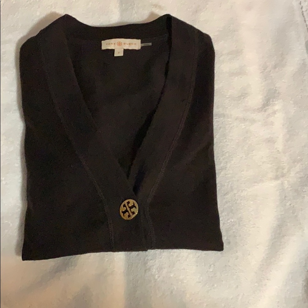 Tory burch dark brown  sweater